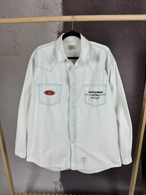 Chevignon vintage western light blue denim shirt size XL - Image 1 of 4
