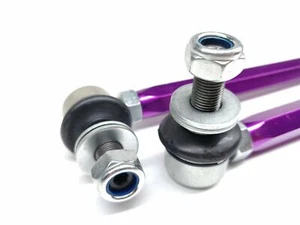 PURPLE ADJUSTABLE SWAY BAR LINK 231mm - 255mm M12 THREAD - Picture 1 of 2
