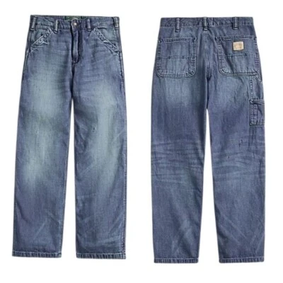 Ralph Lauren Polo Country Faded Denim Carpenter Jeans - Image 1 of 4