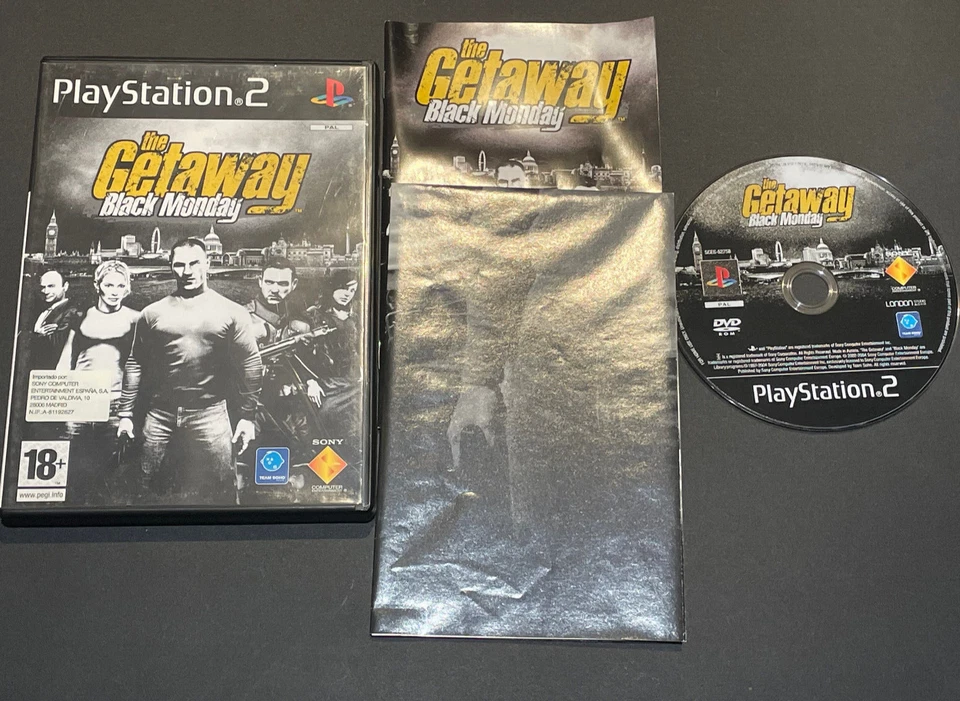 The Getaway Black Monday With Map PS2 Play Station 2 Pal ESPAÑOL - Image 1 of 1