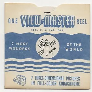 68 Tropical Flowers of Hawaii I Sawyer's View-master Reel - Picture 1 of 3