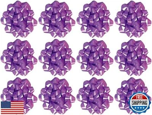 The Gift Wrap Company Decorative Confetti Gift Bows, Large, Lavender, pack of - Picture 1 of 2