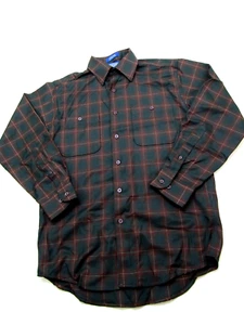 Pendleton Shirt Mens Small Zephyr Shirt Check Square Button Down Preppy Normcore - Picture 1 of 12