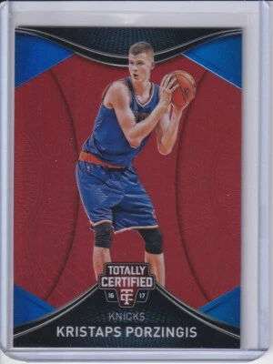 2016-17 Panini Totally Certified Kristaps Porzingis #49 Red /199 - Image 1 of 2