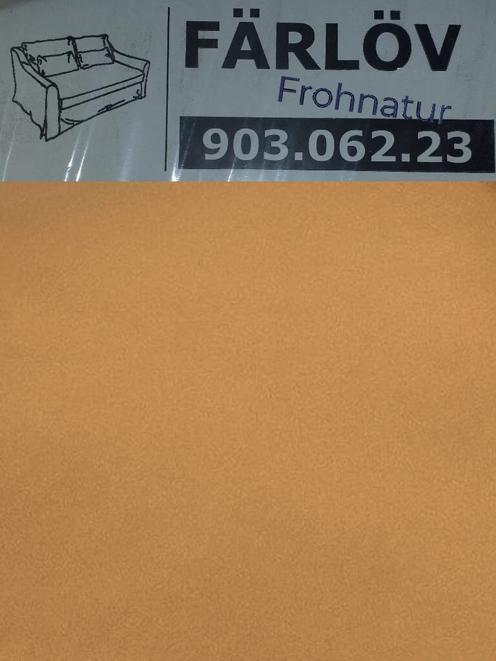 Ikea FÄRLÖV Bezug 3er Sofa Djuparp gelb-beige 903.062.23 Wechselbezug NEU OVP - Bild 1 von 1