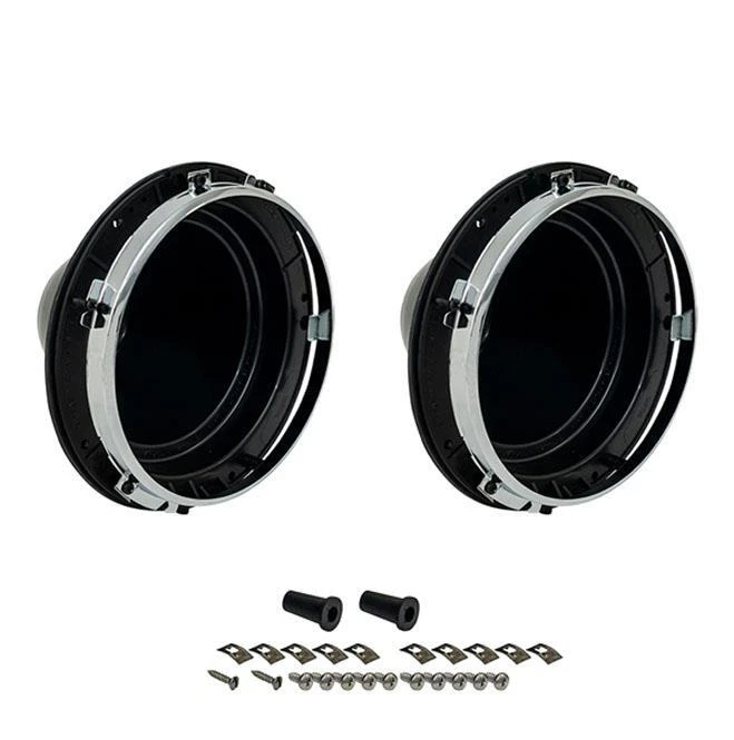 7" Headlight Mounting Kit (LH & RH) - Land Rover Series 3 & Defender - DA3010 - Image 1 of 1