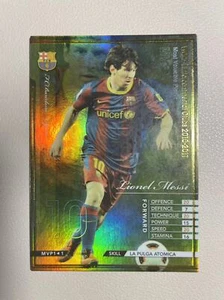 2010-11 Panini WCCF Lionel Messi Refractor Card MVP Barcelona Miami - Picture 1 of 2