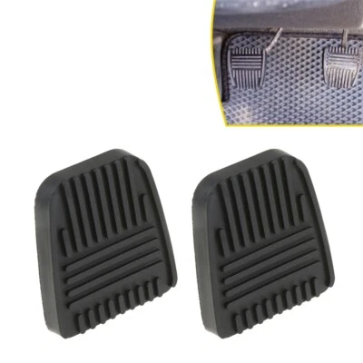 Black Car Rubber Pedal Pads For Toyota 4Runner 1984-2001 Toyota Tundra 2000-2006 - image 1 of 4