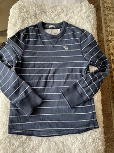 Abercrombie “ Muscle” Kids Sz. M Blue & Wht. Top. Soft, Exc. Quality, Vintage  - Picture 1 of 7