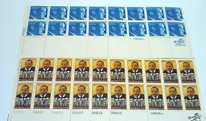 9 large plate blocks with 10to20 stamps per block in mint condition 168 stamps - Picture 1 of 12