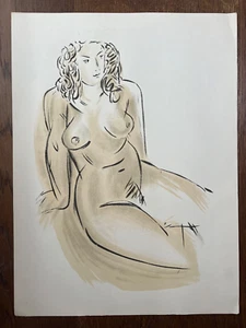 Henri Matisse Kollotypie " Aktfigur " Zeichnung, 1954 - Bild 1 von 7