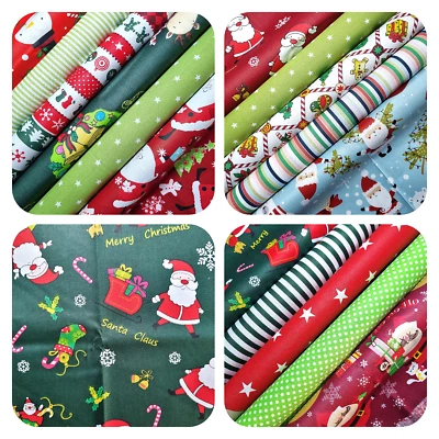 Stoffpaket 5-6  St. 23 x 25 cm  Stoff Quiltpaket Patchworkstoff  Weihnachtsstoff - Bild 1 von 2