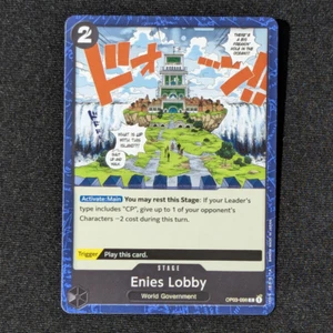 Enies Lobby - Pilares de fuerza (OP03) una pieza TCG ENG CASI NUEVO C - Imagen 1 de 3