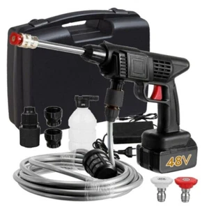 Idropulitrice con 2 batteria 48V Alta pressione Portatile Senza Fili Lavaggio - Foto 1 di 5