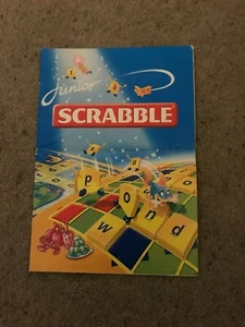 Junior Scrabble Game, Instructions Booklet. Genuine Mattel Part. - Picture 1 of 12