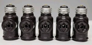 5x Adattatori Presa Senza Chiave Con Due Prese Polarizzate 660w - 125V Marrone - Cooper  - Foto 1 di 7