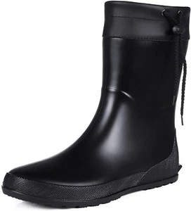 Asgard Women's Mid Calf Rain Boots Collar Gardening Boots Ultra Lightweight - Picture 1 of 7