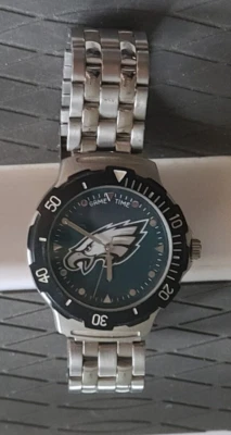 Relógio de pulso masculino Philadelphia Eagles NFL Game Time Shop - Imagem 1 de 4