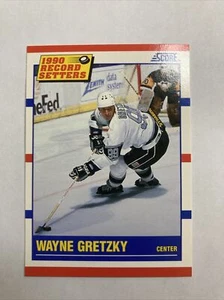 Wayne Gretzky Los Angeles Kings 1990 Record Setters Score Hockey Card #347 - Picture 1 of 4