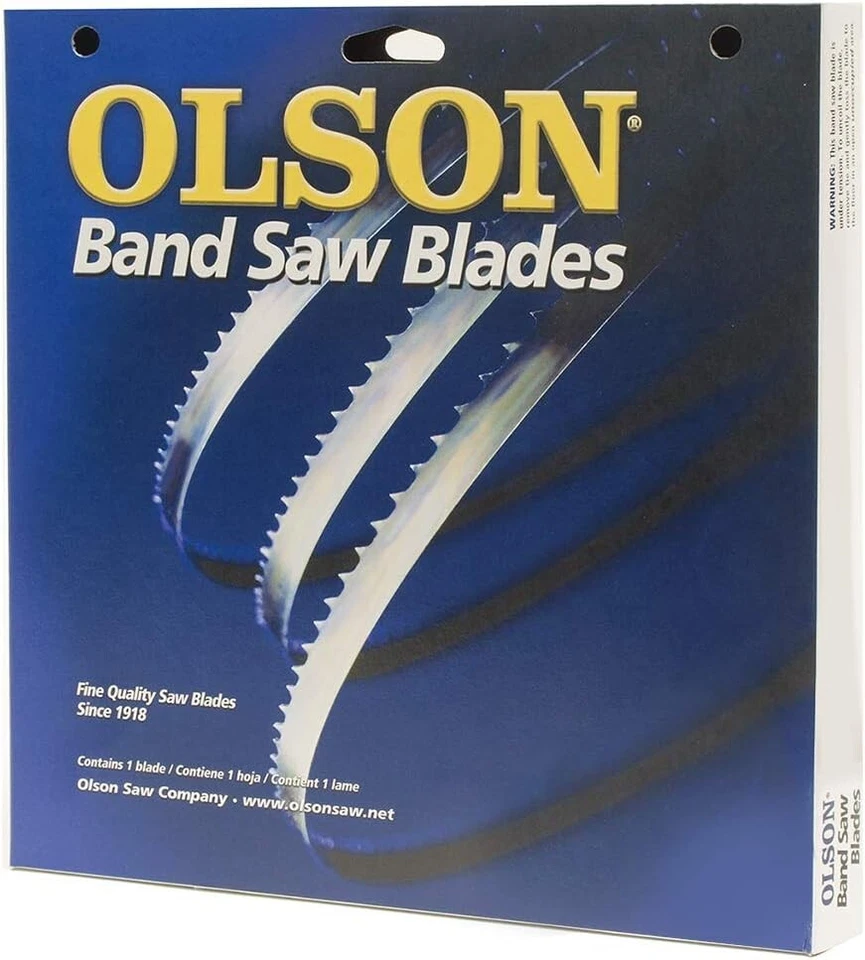 Olson Wb51659db 14 TPI Bench Top Band Saw Blade 1/2 X 1/8 In.