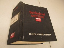 Massey Ferguson 850/860 Combine Dealer Service Library Service Manual 1449201M1