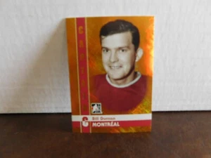 2012 In The Game ITG Captains C Gold Base SP /50 Bill Durnan Montreal - Picture 1 of 2