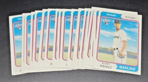 2023 Topps Heritage High Number EURY PEREZ Rookie LOT (x20) Marlins RC #545 - Picture 1 of 1