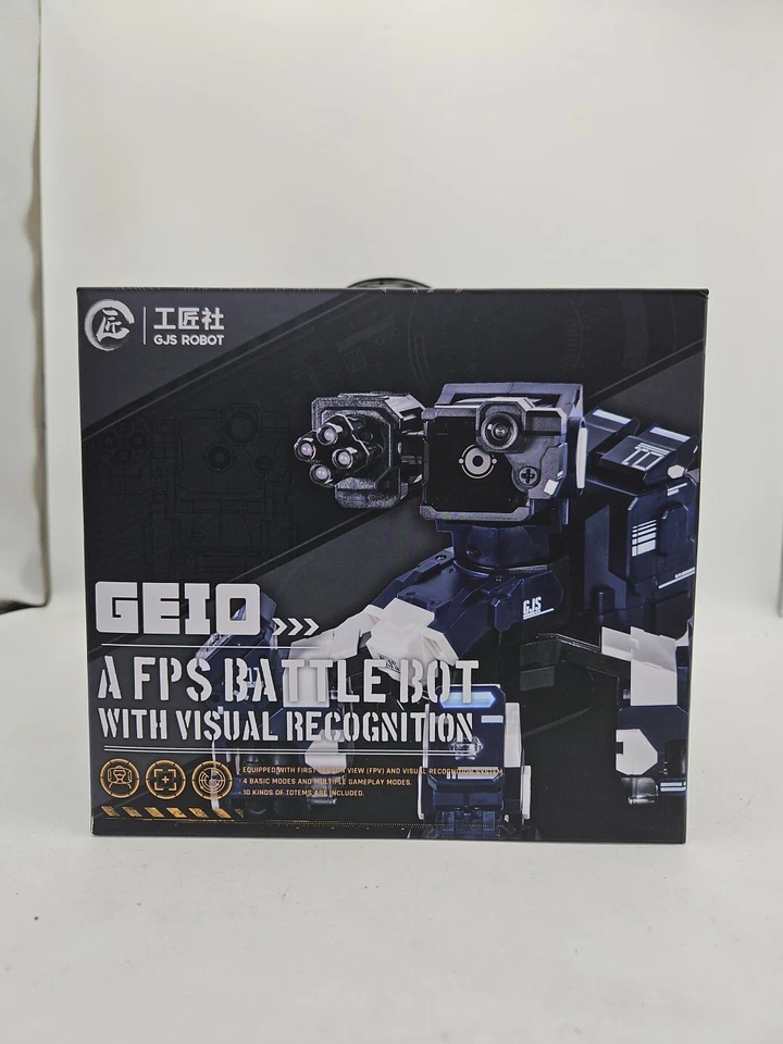 GJS GEIO Gaming Battle Robots BLUE  version AFPS BATTLE BOT VISUAL REC NEW  - Image 1 of 4