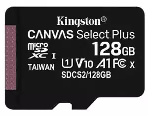 Kingston SD Card Micro 128GB Class 10 SDXC Phone Memory UK - Picture 1 of 1