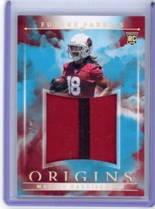 Marvin Harrison Jr 2024 Origins Turquoise Future Fabrics Patch Jersey # 18/75 RC - Picture 1 of 2