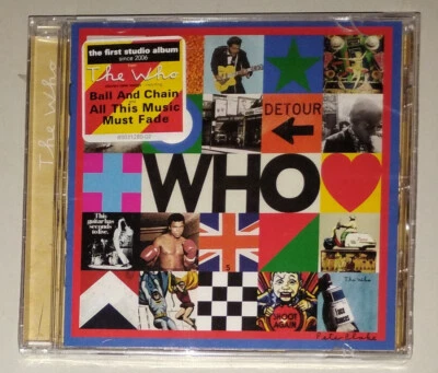 The Who - Who 2019 CD - Pete Townshend Roger Daltrey Sealed CD M- Ball and Chain Foto 1 de 3