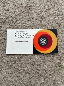 1969 Porsche original dealership color samples folder - Picture 1 of 3