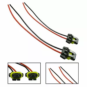 2pcs 9005 9006 Adapter Headlights Fog Light Plug Connector Wiring Harness Socket - Picture 1 of 5