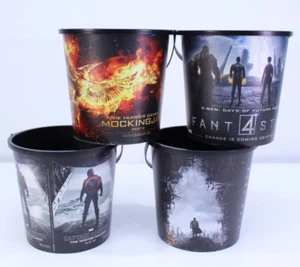 Captain American Mockingjay Fantastic 4 Star Trek Popcorn Eimer Set Posten - Bild 1 von 6