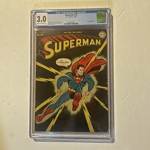 Superman #32 - D.C. Comics 1945 (CGC 3.0) DISPLAYS BEAUTIFULLY Classic Cover - Picture 1 of 2