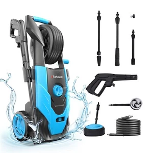 Electric Pressure Washer Power Washer Adjustable Nozzle Foam Cannon Rotary Brush - Picture 1 of 9