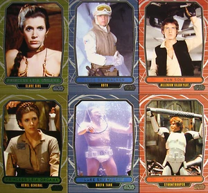STAR WARS GALACTIC FILES SERIES 2 VARIANT CHASE 3 CARDS SET #463 #481 #510 - Picture 1 of 1
