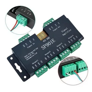 LED Signal Booster Adjustable Output Signal Easy To Install For WS2811 - Picture 1 of 12