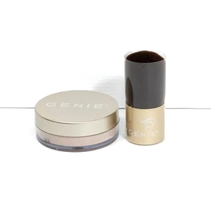 GENIE Nutratanicals Powder Foundation Medium With Kabuki Brush New - Picture 1 of 2