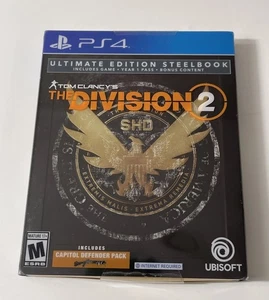 Tom Clancy's The Division 2 ULTIMATE EDITION STEELBOOK PS4 New Sealed USA Seller - Picture 1 of 10