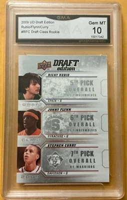 2009-10 Upper Deck Draft Edition - Draft Class Stephen Curry, Jonny Flynn, Eric - Image 1 of 4