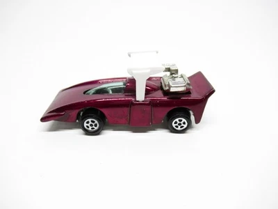 RARE JOHNNY LIGHTNING TOPPER MAGENTA VULTURE ALL ORIGINAL INCLUDING WING 1969 - Image 1 of 4