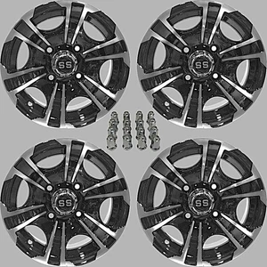 YAMAHA KODIAK 450 IRS 12" RAPTOR ATV / UTV ALUMINUM WHEELS (SET 4) IRS1CA - Picture 1 of 6