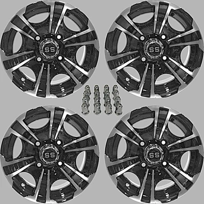 YAMAHA KODIAK 450 IRS 12" RAPTOR ATV / UTV ALUMINUM WHEELS (SET 4) IRS1CA - Image 1 of 4