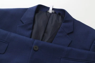 Blazer Antony Morato Bonnie XL Hombre Azul Oscuro Calce Ajustado Muesca Solapa Chaqueta Foto 1 de 4