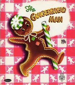 THE GINGERBREAD MAN, HARDCOVER, WHITMAN, TELL-A-TALE, 1953 - Bild 1 von 4