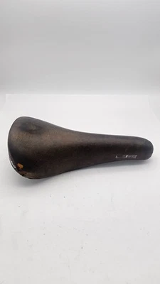 Silla de montar de cuero Bernard Hinault Turbo bicicleta de colección MARRÓN hecha en Italia USADA Foto 1 de 4