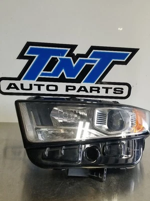 Driver Headlight Halogen SEL Chrome And Black Bezel Fits 15-18 Ford Edge - Image 1 of 4