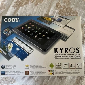 Coby Kyros MID7012-4GB Wi-Fi, 7" Touch Screen-Black Android Tablet SEALED NEW - Picture 1 of 5