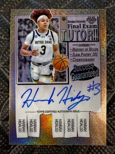 2024-25 Bowman Chrome University Hannah Hidalgo #FEA-HH Final Exam On-Card AUTO - Picture 1 of 2